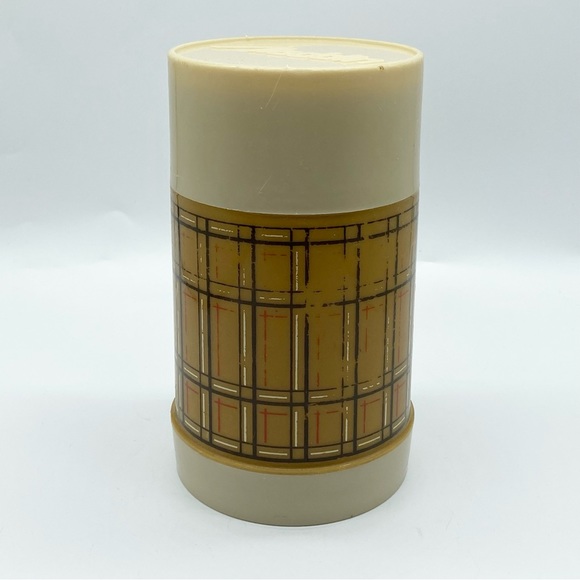 Vintage 1970s Aladdin Plaid Thermos AS IS - Picture 2 of 7